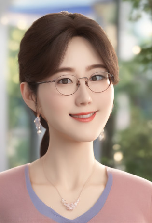 Mariko Urabe?A Japanese Lady?wears glasses