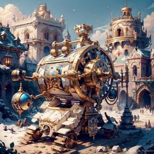 <lora:IvoryGoldAI:.9>  IvoryGoldAI siege engine