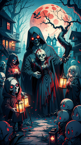 Haunted House,Eerie Forest,Ghostly Encounter,Abandoned Asylum,Creepy Doll,Sinister Shadows,Demonic Possession,Haunted Dollhouse,Cursed Mirror,Grim Reaper,Poltergeist Activity,Zombie Apocalypse,Ghastly Graveyard,,Malevolent Spirits,Blood Moon