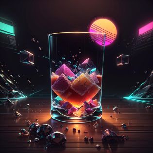 (masterpiece:1.2, best quality:1.2, high quality, highres:1.1), detailed, extremely detailed, 4K, perfect lighting, <lora:tool_addDetail:0.25>,
<lora:style_retrowaveTech_(retrowavetech--virtual--vaporwave--wireframe--scifi):0.9>, retrowavetech, virtual, wireframe, scifi,vaporwave, 
vaporwave cocktail in a whiskey glass