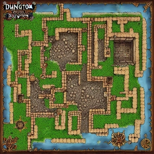 RPG Dungeon map