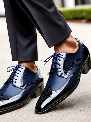Every element of the artwork has been meticulously crafted, from the fine lines of the pinstripe suit to the intricate stitching on the shoes. The attention to detail is unparalleled, and the result is a breathtaking masterpiece that inspires awe and admiration in all who behold it.