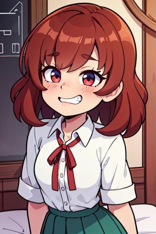 masterpiece,best quality,upper body,1girl,collared_shirt and flared_skirt as material3,??,cursor \(medium\),out of frame,sidelocks,small breasts,aegyo sal,stifled laugh,rotated
Negative prompt: extra fingers, fewer fingers, bad-hands-5, by bad-artist, (bad eyes:1.2), (misfigured pupils:1.2), (bad clothing:1.3), (undetailed clothing:1.3), ng_deepnegative_v1_75t, verybadimagenegative_v1.3, (nonsensical backrounds:1.2), (bad backrounds:1.2), (bad shadows:1.2), (bad anatomy:1.1)verybadimagenegative_v1.3,
Steps: 20, Sampler: DPM++ 2M Karras, CFG scale: 5, Seed: 227923973, Size: 512x768,
