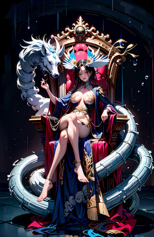 (Bohancock: 1.66) (Bohancock: 1.7) (Bohancock: 1.8) The perfect depiction of Boa Hancock's perfect body curve perfectly interprets her enchanting and noble. Guide the AI to portray One Piece Boa Hancock in a richly detailed way, making the picture flawless. More mature face, European and American looks, open and sexy. ((painting-like style: 1.2, detailed rendering: 1.3, exquisite illumination: 1.4)), high-definition and soft, plump breasts, slightly raised hills, round areola, one breast that is open and exposed, moist and smooth skin , the neck with sweat slipping down, the delicate skin wet by the rain, the dancing water droplets, and the playful details are all the more moving.