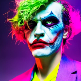 joker_neon_makeup_high_details_8k