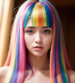 multicoloredHairBeauty, best quality, masterpiece, illustration, an extremely delicate and beautiful, extremely detailed, CG, unity, 8k wallpaper, amazing, finely detailed, masterpiece, best quality, extremely detailed CG unity 8k wallpaper, absurdres, incredibly absurdres, huge filesize, ultra-detailed, highres, extremely detailed, beautiful detailed girl, extremely detailed eyes and face, beautiful detailed eyes, light on face, 1girl, looking at viewer, photorealistic, realistic, solo, photorealistic, best quality, extremely detailed face, extremely detailed eyes and face, beautiful detailed eyes, absurdres, incredibly absurdres, floating hair, vibrant colors, unique hair colors, vivid hair colors, colorful hair, stunning, mesmerizing