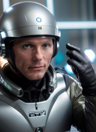Closeup photograph of eh1, wearing Psychic Suit, Psychic Amplifier Helmet, Psychic Energy Projection Gloves, Mind Control Device, Telekinetic Boots RAW photo, 8k uhd, dslr, soft lighting, high quality, film grain, highly detailed face, ultra detailed, masterpiece quality, Fujifilm XT3, Kodak <lora:EdHarris:1>