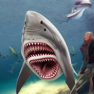 Shark Pirate realistic