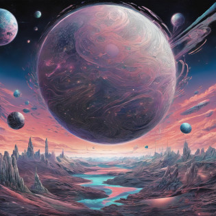 Science fiction imagination, Cosmic planets, A planet made up of gas clouds and black diamonds, unnerving, darkly, Sharp and broken, hyper HD, photorealestic, vivd colour, highly  detailed, Ultra HD drawing, pen and ink, perfect compositions, Beautiful details intricate?Art station crazy meticulous octane rendering trend, 8K art photography, Arte conceptual fotorrealista, soft, Natural volume film perfect light, hyper HD, photorealestic, vivd colour, highly  detailed, Ultra HD drawing, pen and ink, perfect compositions, beautiful detailed intricate insanely detailed octane render trending on artstation, 8K art photography, Arte conceptual fotorrealista, soft natural volumetric cinematic perfect light