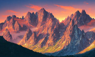 a close up of a mountain with a valley in the background, beatiful mountain background, mountainous background, breathtaking landscape, mountainous landscape, epic beautiful landscape, misty mountains, breathtaking mountains, mountainous setting, amazing landscape, beautiful mountains, amazing landscape in background, stunning nature in background, sunset in a valley, mountainscape, an amazing landscape image