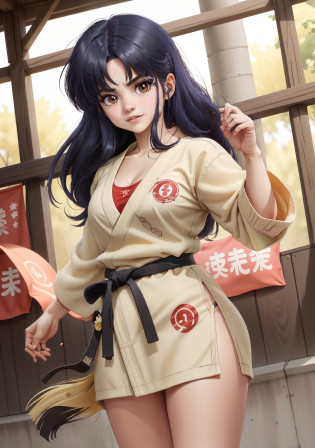(Akanetendowaifu: 1), lindo, rostro enfadado, (uniforme karate corto: 1.2), pose dinamica,decidido, cabello corto, cabello largo,mirando al espectador, pose karateka patada al aire,mujer pateando,patada karate, patada lucha, gritando, rostro detallado hiperrealismo, ojos detallados,ojos brillantes, mujer hermosa, sonriendo, picardia,desafiante, patada al espectador, piernas hermosas,nsfw,Teaching legs, vestido corto, piel humeda,sudor, manos con cinco dedos

(realista: 1.2), (realismo), (obra maestra: 1.2), (mejor calidad), (ultra detallado), (8k, 4k, intrincado), (disparo de cuerpo completo: 1), (disparo de vaquero: 1.2), (85 mm), light particules, luci, (muy detallado: 1.2), (cara detallada: 1.2), (degradados), nsfw, ojos coloridos y detallados,

(Fondo gimnasio dojo karate), (fondo detallado), paisaje detallado, (Angle Dynamic: 1.2), (dynamic  pose: 1.2), (regla de third_composition: 1.3), (Line of action: 1.2), plano amplio, solo, luz espectacular,jardin japones, nocturno,estanque peces
