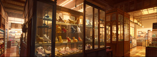There are many glass cases?There are various items inside, Pet shop diffuse lighting, Pet shop background,, Showcases full of pets, Pets on display, In the background is a low-light pet shop, Cabinet of Curiosities, Pet Shop Archives, Pet shop lighting, Pet Expo, Museum, In the room of the pet store, Pet shop display,