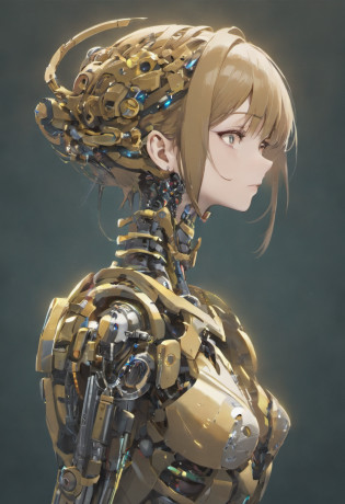 Extremely detailed, fixed eyes, handsome, ikemen, android, robot, animatronic, male, man, brown hair, long hair, thick hair, human face, android body, robotic body, ear receivers, Robot  Ears, Mechanical Ears, Ear Modules, Ear Orbs, Ear Apparatus, Robotic Auditory Sensors, Audio Receptors, Ear Enhancements, Auditory Augmentations, Cybernetic Ears, Auricular Mechanisms, Audio Transducers, Auris Cybertech, Auditory Prosthetics, Sound Receivers, Ear Augmentation Units, Aural Modules, MechNecks, RoboNecks, Cybernetic Necks, Neck Enhancements, Cervical Cyborgs, Machine Spines, Mechanical Napes, Neck Upgrades, Artificial Vertebrae, Cervical Cybernetics, Neck Prosthetics, Robotic Cervix, Artificial Cervical Units, Cervical Augmentation Systems