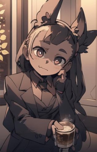 best quality, masterpiece, best shadow, shade, beautiful lighting, High Contrast, modeus with heart shapes and heart shaped pupils, coffee shop, night, colored lights,formal wear   <lora:Helltaker:0.6><lora:Masterpiace:0.2> <lora:40_niji:0.3> <lora:mangguo:1>