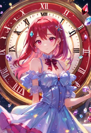 (((crystals texture Hair)))?{{{{{Extremely detailed CG}}}}},{{8K_the wallpaper}},{{{{Crystalline purple gemstone gloves}}}},((Beautiful detailed glass hair)),((Glass shaped texture hand)),((crystallize texture body)),gem body,Hands as clear as jewels,crystallization of clothes,((crystals texture skin)),Sparkle, Lens flare, light  leaks, Broken glass?{{{{detailed glass shaped clothes}}}}? ((Masterpiece)), (((Best quality))), ((Ultra-detailed)), ((illustration)), ((Disheveled hair)), ((frilld)), (1 girl), (Solo), Dynamic Angle, big top sleeves, Floating, beautiful detailed gemstone sky, gemstone sea, Beautiful detailed eyes, Overexposure, side�blunt�bangs, hairs�between�eyes, Ribbons, neck bowtie, macaron, Bare shoulders, (((Small breast))), Pleated skirt, crystals texture flowers? ((detailed crystallized clothing)),(gemstone of body)?solofocus,{{{{{{{{Iridescence and rainbow hair:2.5}}}}}}},{{{{{{detailed�cute�anime�face}}}}}},{{Loli}},{{{{{aquarelle_(mediating)}}}},(((Masterpiece))),(((clock))),(((Red))),(((Blood))),finedetail,Depth of field,Blood�drop,Blood�fog