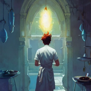 a male french chef, the greatest most talented chef in the world. decorated with culinary magic, fantasy art by greg rutkowski, loish, rhads, ferdinand knab, makoto shinkai and lois van baarle, ilya kuvshinov, rossdraws, tom bagshaw, sharp focus, smooth, symmetry