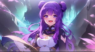 (((Antes de tycia))) pegatina 4K, 4k ((Obra maestra de sticker, fondo blanco)) (fondo blanco), sosteniendo pistola, 8k, anime coloreando, mirando al espectador ((cabello morado)), sonriendo, fondo blanco, Aumento antes de Tycia, Lindo vestido, Mexican-themed dress, papel tapiz, ((fondo blanco)) vestido blanco de tela, ((vestido blanco de seda)) ((4k)) ((mejor qulity)) ((Cabello largo morado)) ojos azules, Bollos ((((Pegatina Chibi)))) ((((((((fondo blanco)))))))))