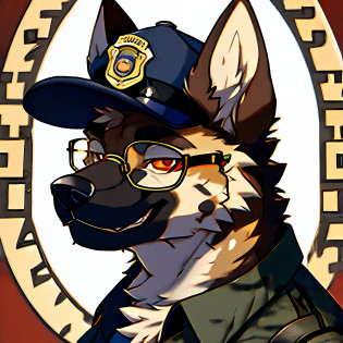 (Super meticulous), German Shepherd, Anthropomorphic German Shepherd, hairy pubic, malefocus, ??, hairy pubic, red�pupils, Police uniform, Gold-rimmed glasses, head portrait, Peaked hat, Dog ears, Naughty face, hyper HD, Award-Awarded, A high resolution, retinas, retinas, A high resolution, Award-Awarded, Masterpiece, Masterpiece, ccurate, Super detail, High details, High quality, Best quality, Anatomically correct, Textured skin, Masterpiece, ccurate, Anatomically correct, Super detail, High details, High quality, Best quality
