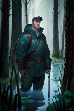 a Finnish male portrait, Flooded Forest  <lora:MODILL_RC_V0.04:0.8>